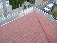 外装リフォーム　エスバイエル屋根　塗装塗料