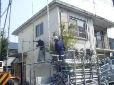 外装大成パルコン　塗替え塗料　防水工事