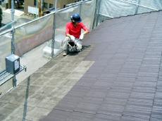 塗替え家　防水工事名古屋市南区　外壁塗り家工事