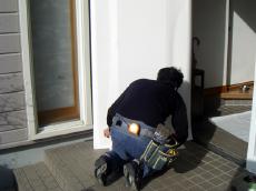 防水工事　家塗替え　旭化成へーベルハウス家