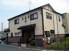 外壁塗装事例　防水塗装　シリコンクリヤー塗料