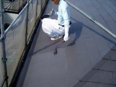 アイセイ堂家　旭化成へーベルハウス屋根　屋根塗装