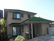 ふっ素塗装　エスバイエル家　防水工事