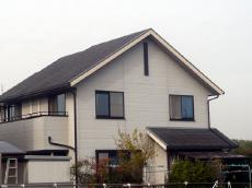 外装リフォーム　エスバイエル塗り　家工事