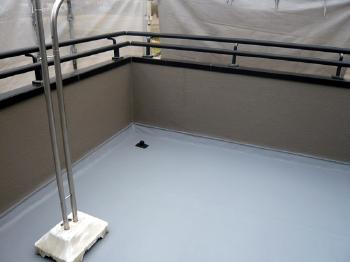 ベランダ防水 塗替え防水 ウベハウス塗装