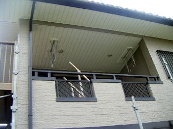 ベランダ防水　塗替え住宅　住宅塗装