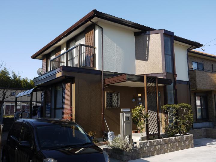 外壁塗装　アイセイ堂　トヨタホーム外壁