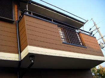 軒天塗装　樋塗装　防水塗装