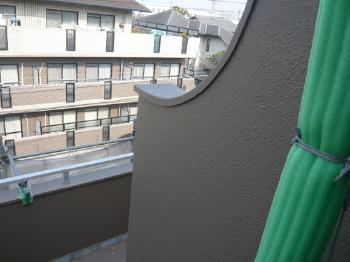 工事塗装　家屋上　マンション工場