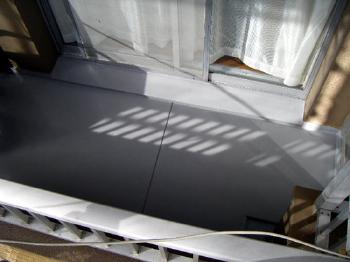 樋塗装　鉄部塗装　マンション鉄部