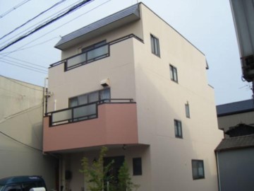 名古屋市北区 ＡＬＣ造外壁塗装リフォーム