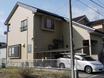 愛西市 木造在来外壁塗装リフォーム
