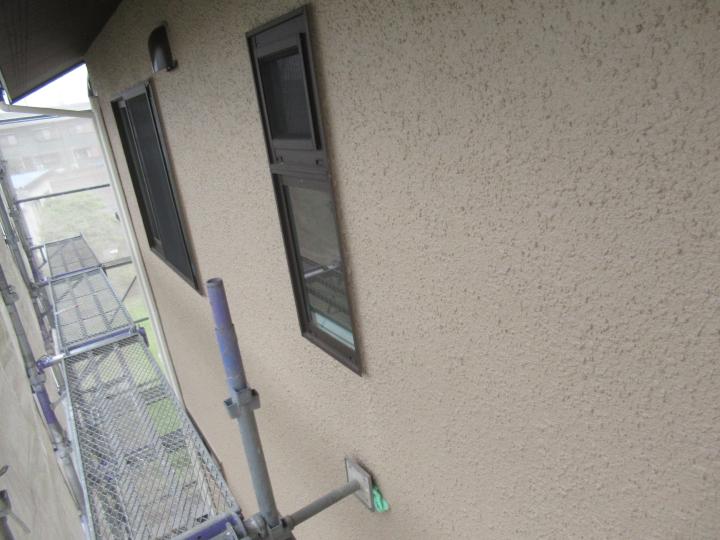 外壁塗装に使用したふっ素塗料は艶消しタイプにも対応しております。 