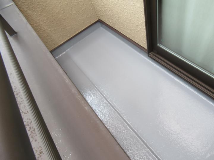 防水状態が良かったので今回は保護塗装で仕上げました。