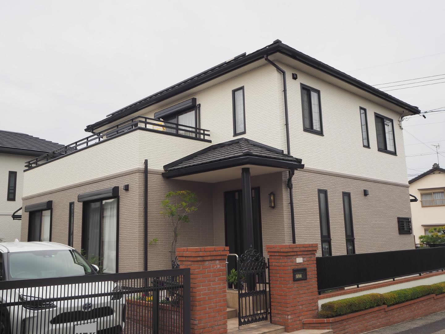 小牧市 トヨタホーム外壁塗装リフォーム