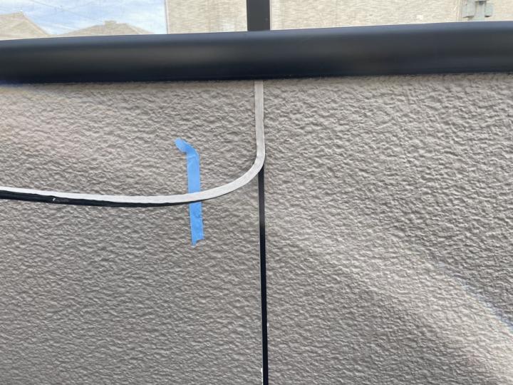 状態の悪い乾式パッキンを撤去します。